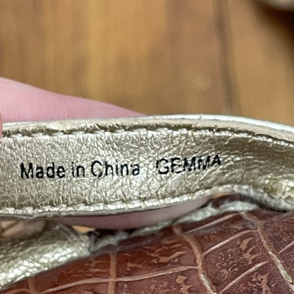 Sam Edelman Gemma Sandals Molten Gold size 8.5 - Picture 3 of 5